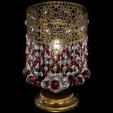 Настольная лампа Восток с шарами под бронзу Красная в Подольске