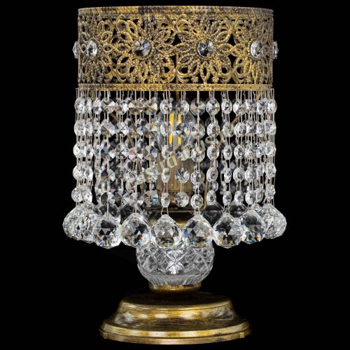 Настольная лампа Восток с шарами под бронзу в Подольске Гусь Хрустальный