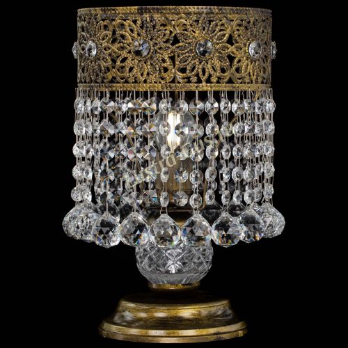 Настольная лампа Восток с шарами под бронзу в Подольске Гусь Хрустальный