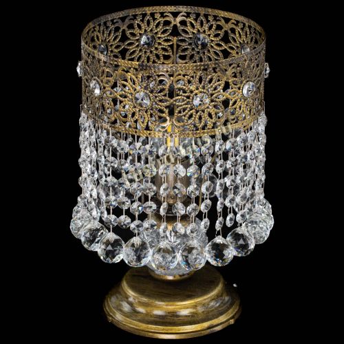 Настольная лампа Восток с шарами под бронзу в Подольске Гусь Хрустальный
