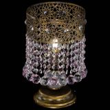 Настольная лампа Восток с шарами под бронзу Розовая в Подольске