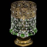 Настольная лампа Восток с шарами под бронзу Зеленая в Подольске