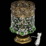 Настольная лампа Восток с шарами под бронзу Зеленая в Подольске
