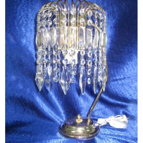 Лампа настольная Каскад Перо пласт в Подольске Гусь Хрустальный