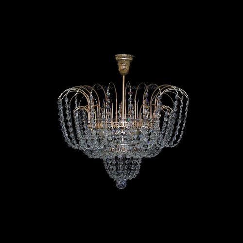 Люстра Акация № 1 - 3 лампы подвесная в Подольске Гусь Хрустальный