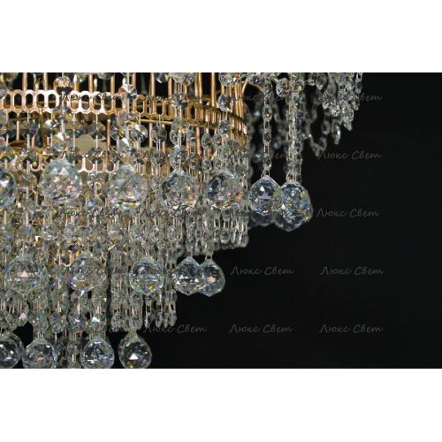 Люстра Акация № 4 - 4 лампы подвесная в Подольске Гусь Хрустальный