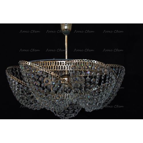 Люстра Космос 3 лампы с подвесом в Подольске Гусь Хрустальный