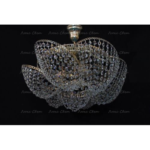 Люстра Космос 3 лампы с подвесом в Подольске Гусь Хрустальный