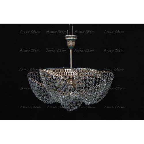 Люстра Космос 3 лампы с подвесом в Подольске Гусь Хрустальный