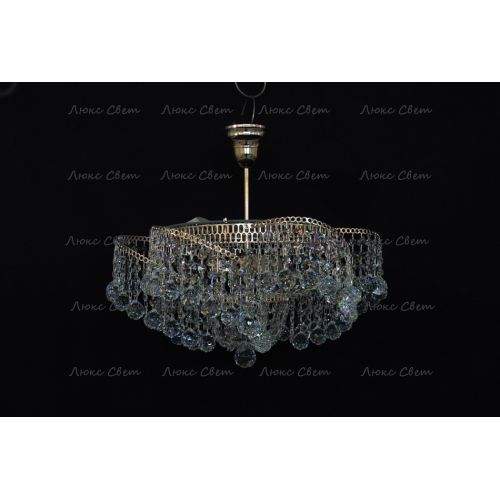 Люстра Космос 3 лампы с подвесом шар в Подольске Гусь Хрустальный