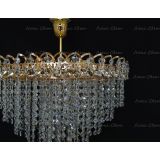 Люстра Капель Лепесток обтикон подвесная (собрана под конус) в Подольске