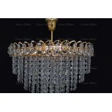 Люстра Капель Лепесток обтикон подвесная (собрана под конус) в Подольске