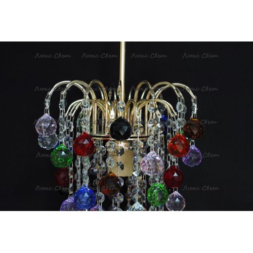 Люстра Зима - Шар Разноцветный в Подольске Гусь Хрустальный