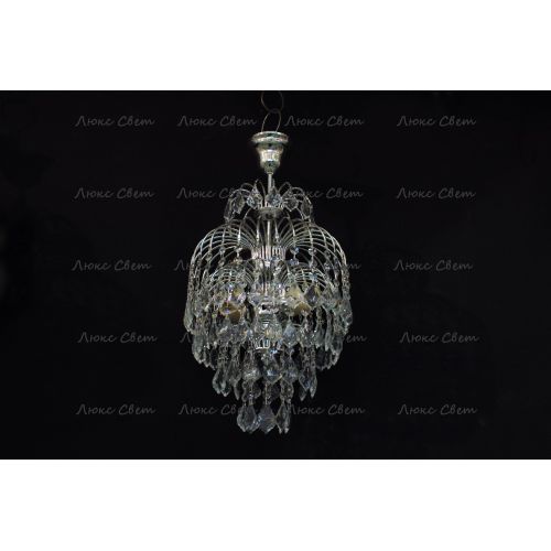 Люстра Хрустальные брызги с подвесом дубик в Подольске Гусь Хрустальный