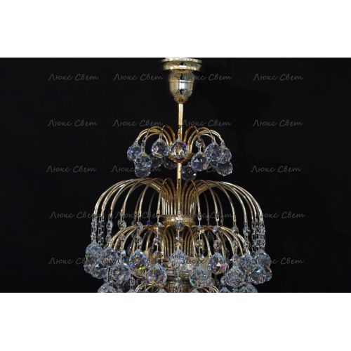 Люстра Хрустальные брызги с подвесом шар 30 мм в Подольске Гусь Хрустальный