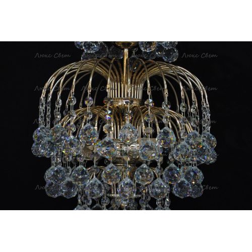 Люстра Хрустальные брызги с подвесом шар 30 мм в Подольске Гусь Хрустальный