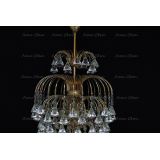 Люстра Хрустальные брызги с подвесом конус 40 мм в Подольске Люстра Хрустальные брызги с подвесом конус 40 мм в Подольске