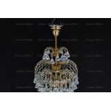 Люстра Хрустальные брызги с подвесом конус 40 мм в Подольске Люстра Хрустальные брызги с подвесом конус 40 мм в Подольске