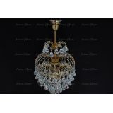 Люстра Хрустальные брызги с подвесом конус 40 мм в Подольске Люстра Хрустальные брызги с подвесом конус 40 мм в Подольске