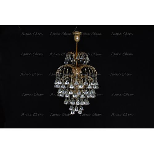 Люстра Хрустальные брызги с подвесом конус 40 мм в Подольске Люстра Хрустальные брызги с подвесом конус 40 мм в Подольске