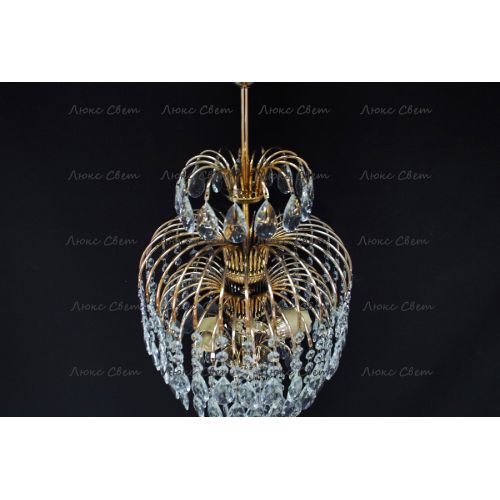 Люстра Хрустальные Брызги с подвесом журавлик в Подольске Гусь Хрустальный