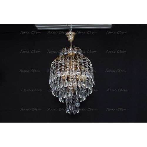 Люстра Хрустальные Брызги с подвесом журавлик в Подольске Гусь Хрустальный