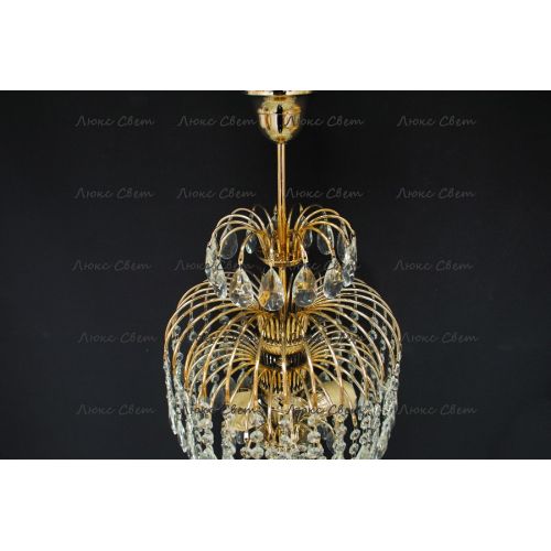 Люстра Хрустальные Брызги с подвесом журавлик в Подольске Гусь Хрустальный