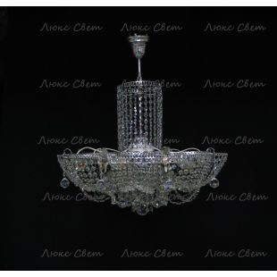 Люстра хрустальная Ромашка Ольга шар 30 мм подвесная