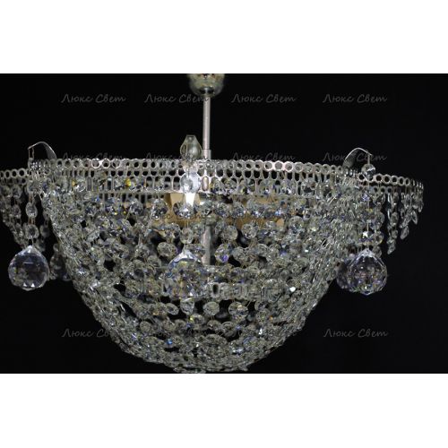 Люстра Ромашка подсолнух с подвесом в Подольске Гусь Хрустальный