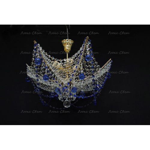 Люстра Марина № 2 цветная  в Подольске Гусь Хрустальный