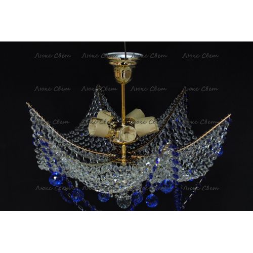 Люстра Марина № 2 цветная  в Подольске Гусь Хрустальный