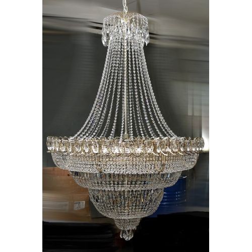 Люстра Водопад с подвесом 1000 мм в Подольске Гусь Хрустальный