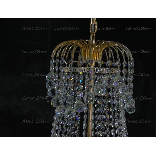 Люстра Лотос с подвесом диаметр 1000 мм высота1500 мм в Подольске Гусь Хрустальный