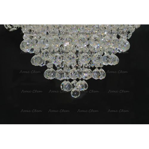 Люстра Лотос с подвесом диаметр 1000 мм высота1500 мм в Подольске Гусь Хрустальный