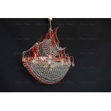 Люстра Корвет красный в Подольске Люстра Корвет красный в Подольске