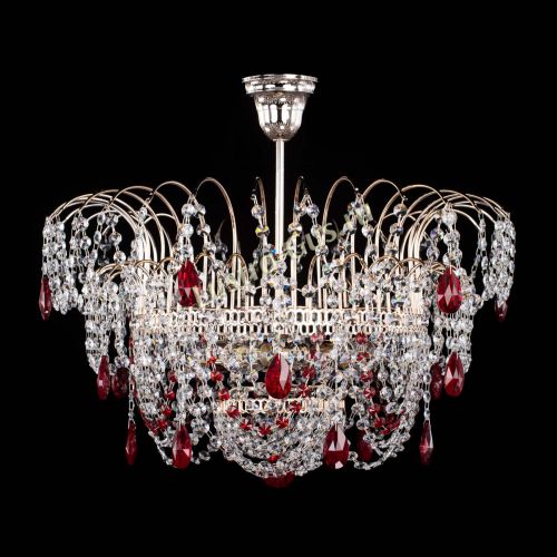 Люстра Агата № 2 - 4 лампы Красная в Подольске Люстра Агата № 2 - 4 лампы Красная в Подольске