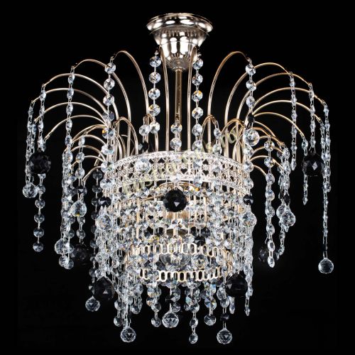 Люстра Агата Венеция №1 черная в Подольске Гусь Хрустальный