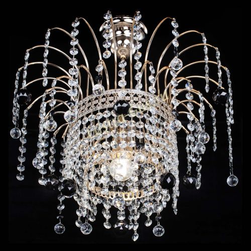 Люстра Агата Венеция №1 черная в Подольске Гусь Хрустальный