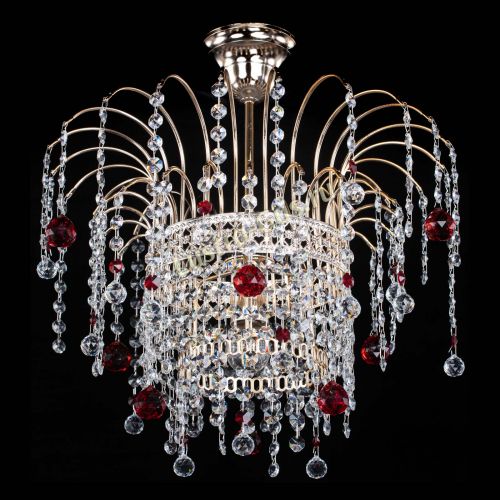 Люстра Агата Венеция №1 красная в Подольске Гусь Хрустальный