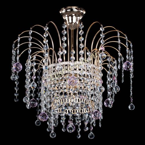 Люстра Агата Венеция №1 розовая в Подольске Гусь Хрустальный