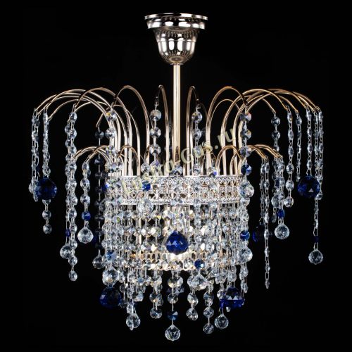 Люстра Агата Венеция №1 синяя в Подольске Гусь Хрустальный