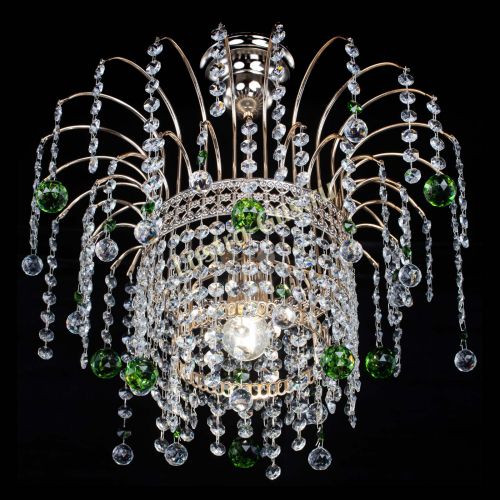 Люстра Агата Венеция №1 зеленая в Подольске Гусь Хрустальный