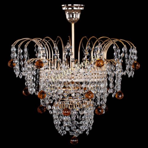 Люстра Агата Венеция №2 - 3 лампы чайная в Подольске Гусь Хрустальный