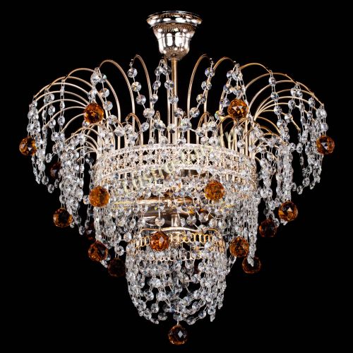 Люстра Агата Венеция №2 - 3 лампы чайная в Подольске Гусь Хрустальный