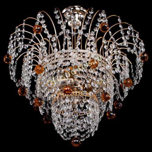 Люстра Агата Венеция №2 - 3 лампы чайная в Подольске Гусь Хрустальный