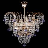 Люстра Агата Венеция №2 - 3 лампы фиолетовая в Подольске