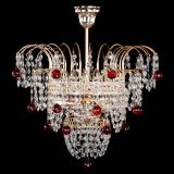 Люстра Агата Венеция №2 - 3 лампы красная в Подольске