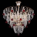 Люстра Агата Венеция №2 - 3 лампы красная в Подольске