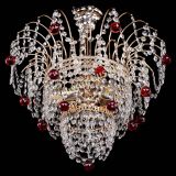 Люстра Агата Венеция №2 - 3 лампы красная в Подольске