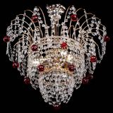 Люстра Агата Венеция №2 - 3 лампы красная в Подольске